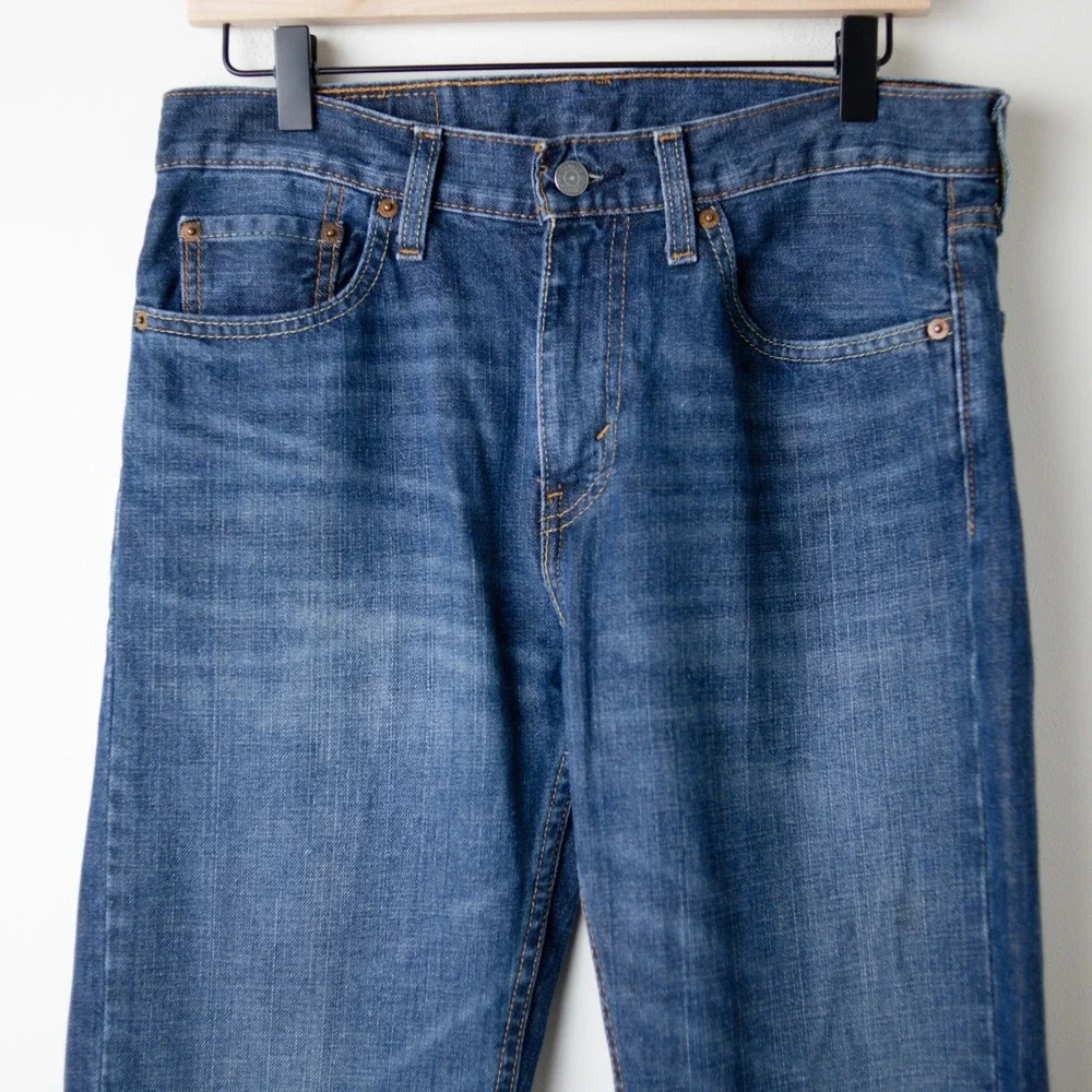 Levi's 527 Slim Bootcut Jeans Mens 30x32 Blue Medium Wash 100% Cotton Denim